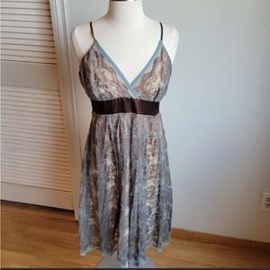 NWT Mystic lace overlay dress size L